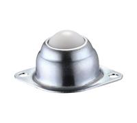 4pcs Metal Steel Swivel Ball Caster Wheel Car Robot Universal Eye Round Wheel For Machinery Trolleys Furniture Hardware(CY-25A nylon)