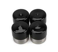 4pcs Metal Trailer Bearing Covers 1.98inch Buddys Protectors Dustproof Guards Fit Most6Bolt Grease Caps Steel Trailer Protectors