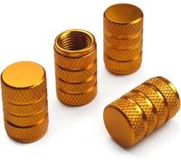 4PCS Metal Tyre Valve Caps for Toyota Highlander Hybrid 2025 - Leakproof, Corrosion-Resistant Air Stem Covers with O-Ring Seal, Easy-Grip Screw-On Dust Caps
