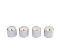 4Pcs Metal Volumes Tone Control Knobs Electric Guitar Bass Potentiometer Instrument Accessories Enduring Electric Bass Dome Knobs Parts Accessories Hardware