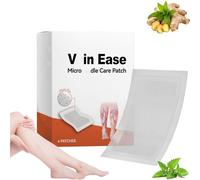 4PCS Micro-Needle The/rapy Patch,Vari/cose V/eins Treatment for Legs,Vari/cose V/eins Patches,Soothing Leg Breathable Care Patches,Breathable & Skin-Friendly,Reduce Swel/ling