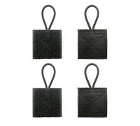 4PCS Microphone Radio Holder,Mic Clips for Law Enforcement Vest,Black Radio Microphone Holder Law Enforcement for Vest Accessories