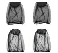 4Pcs Midge Net, Mosquito Head Net Set with Fine Mesh Design for Outdoor Activities, Nylon Mosquito Head Protecting Net for Outdoor Hiking Camping Climbing Fishing