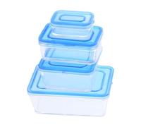 4pcs Mini 1:12 Dollhouse Fresh Keeping Box Miniature Lunch Box Model Pretend Play Kitchen Tableware Decoration DIY Toy Mini Dollhouse Accessories For Boys