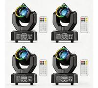 4PCS Mini 30W Moving Head Lights with Remote Control RGBW LED Lights