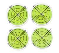 4pcs Mini Bubble Level Green Plastic High Precision Measuring Tool