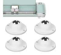 4pcs Mini Caster Wheels for Cricut Maker/Explore Air, Self Adhesive Roller Steel Swivel Transfer Bearings 360°Rotation Ball Casters Universal Sticky Pulley for Silhouette Cameo 4/ Portrait 3 Appliance