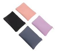 4pcs Mini Coin Purse with Secure Zipper Closure for Daily Outings | PU Leather, Compact Sleek Style, Organized Storage, Suitable for On-the-go Use, for Adults and Women