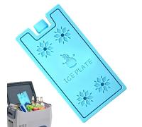4Pcs Mini Ice Blocks For Lunch Box Slim Reusable Freezer Packs Portable Cooling Gel Ice Packs For Cool Bag Air Cooler Fan Camping Picnic Blue