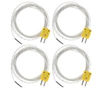 4pcs Mini K Type Thermocouple Measurement Probe with Extended Range