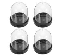 4pcs Mini Plastic Cloche Domes for Tabletop Display Set, Resistant to Tearing and Cracking, for Indoor Plant Cloche Projects and DIY Terrarium Crafts