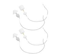 4PCS Miniature Desk Lamps Realistic LED Lighting for Dollhouse Decor Tiny Nightstand Models Perfect for Fairy Gardens and Miniature Projects