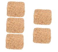 4pcs Miniature Hay Bales: Fake Mini Bales Tiny Hayrick House Decoration Seasonal Displays For DIY Craft Autumn Harvest Dollhouse Farm Models 2x2x3cm