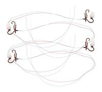 4pcs Miniature Wall Lights Chic Simulation Lamp Adornments for Sand Table DIY Decor Antique Design for House and Landscaping Scenes