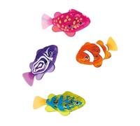 4PCS Motion Activated Floating Fish Bath Toy With LED Light Electric Swimming Action Kids Gift Automatic Sensor Bath Time Toy