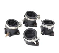 4PCS Motorcycle Carburetor Intake Manifold Boot Holder Compatible With CBX400 CBX 400 Motorbike Interface Adapter