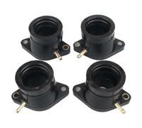 4pcs Motorcycle Carburetor Intake Manifolds Carb Holders Kit Set Compatible With Motorcycle Models XJ 650 670 XJ650 XJ750 SECA 1981 1983 Aftermarket Replacement