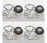 4pcs Motorcycle Carburetor Repair Kit Carburetor Rebuild Tool Replacement For CBR600F2 CBR600 F2 1991-1994(Style 1)