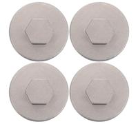 4pcs Motorcycle Engine Drain Plug Screw Replacement Metal Alloy | Silver Matte Finish, Spring Screw Included, for Scooters, Valve Cover Port, Home Workshop Maintenance