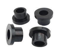 4pcs Motorcycle Handlebar Bushing Riser Insert Replacement For Harley Touring Dyna Softail Sportsters XL Black
