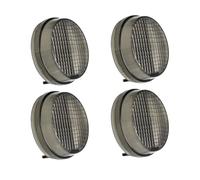 4pcs Motorcycle Smoke Turn Signals Light Lens Covers Compatible with 1998-2018 Honda Shadow Phantom Spirit Fury Interstate Metropolitan Valkyrie 1300 600 750 VT400 VT750 VT1300