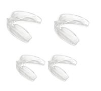 4pcs Mouth Guard for Grinding Teeth-Night Guard Invisible Dental Tray-Reusable Nighttime Gum Shield-2 Sizes