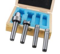 4Pcs MT2 Wood Lathe Turning Tool for Wood Metalworking Bored Tailstock Lathe Milling Spur Live Center Set Taper Tool