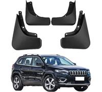 4PCS Mud Flaps for Jeep Cherokee 5th Generation 2019-2022, Front & Rear Splash Guards Mudguards Fender Flares with Mounting Screws, Automotive Exterior Accessories