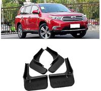 4pcs Mud Flaps For Toyota Highlander 2012-2014, Car Anti-dirty MudFlaps Guard Wheel Front Rear Splash Flap Accessories Tire Mudflaps Protector