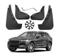 4PCS Mud Flaps for Volvo X60 2018-2025, Front & Rear Splash Guards Mudguard Set with Hardware, Exterior Accessories for Car Wheel Protector No Drill Installation 31435990, 31435991