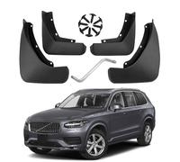 4PCS Mud Flaps for Volvo XC90 2016-2025, Front & Rear Splash Guards Mudguard Set with Hardware, Exterior Accessories for Car Wheel Protector No Drill Installation 31399345,31399346