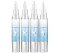 4PCS Mullein Gum Repair Gel,Gum Shield Therapy Gel and WHI/tening,Teeth White/ning G/um Shield,Revit/alizes G/ums and Instant Teeth W/hitening Essence Pen,Deeply Cleaning Gu/ms