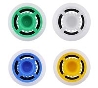 4pcs Multi Color Shower Head Flow Restrictors, Plastic GPM 1.5/1.8/2.0/2.5 Water Saver Faucet Adapters Shower Head Flow Limiter Water Pressure Reducer for Bathroom Toilet