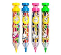 4pcs Multi Colour Crayon Pen, 8 Colour Multicoloured Crayons Pen, Art Supplies Kids Party Favours