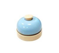 4PCS Multi-Functional Hand Press Bell - Great For Announcing Meals, Getting Attention & More For Kitchen Restaurant(Blue)
