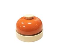 4PCS Multi-Functional Hand Press Bell - Great For Announcing Meals, Getting Attention & More For Kitchen Restaurant(Orange)