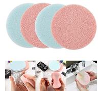 4PCS Multi-Purpose Stamp Scrubber Stamp Cleaning Sponge to Remove Ink from The Intricate Parts of Stamps Easily Craft Tools Applicable to Clean Clear Stamp,Acrylic Blocks Stamp Positioners