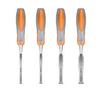 4Pcs Multifunctional Woodworking Carving Gouge Set High Hardness Carving Cutter Flat Multiple for Professional High Carbon Steel