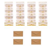 4Pcs Multipurpose Envelopes Eid Festival Money Holder Envelopes for Greeting Card Invitations Gift Wrapping Festival Stationery