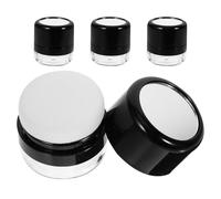 4pcs Mushroom Sponge Puff Powder Box with Mirror 5G Portable