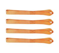 4PCS MUTIPURPIESTIE DOW DOWN LUGGAGE STRAPS Scooter Soft Loop Tie Down Straps Heavy Duty Belt Professional Use Straps