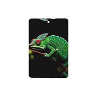 4pcs Mysterious Chameleon Car Aroma Diffuser Rectangle Hanging Fragrance Tablet Car Interior Decoration Closet Shoe Closet Fragrance Freshener