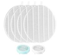 4pcs Nail Dust Collector Replacement Filter, Reusable Cotton Fly Ash Collector Filter Nail Duster Accessories Compatible with MelodySusie, for Absorbing 99% of Dust and Fly Ash