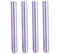 4Pcs Nail Oil Pen 3-in-1 Brightener & Strengthener & Oil Nail Buffer Pen Softens Dead Skin & Smooth Fragrant Cuticle Eraser for Salon Home