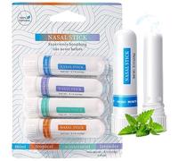 4PCS Nasal Inhaler Stick - Dual Scented Inhaler for Instant Refreshment, Mental Clarity & Energy Boost, Easy to Use for On-The-Go, Natural Nasal Inhaler