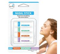 4PCS Nasal Stick,Aromatherapy Inhaler Made for Nasal Relief and Improving Nasal Breathing,Natural Nasal Inhaler,Portable Nasal Congestion Inhaler,Nose Strips for Breathing,Blocked Nose Relief