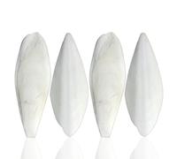 4PCS Natural Cuttlefish Bone (13-15cm) for Birds & Tortoises,Budgie Toys