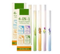 4Pcs Natural Diffuser Pen,Wellness Herbal Blend Diffuser Set,Sleep Support Reduced Stress Oral Freshening Breath Diffusers Set,Portable Atomizing Air Freshener,Improving Breathing Air (2Set)