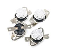 4pcs NC NO Temperature Sensor Switch 90℃95℃100℃110℃115℃120℃125℃135℃140℃150℃155℃160℃165℃170℃175℃180℃ Thermostat Switch KSD301 10A(135 degree,NORMAL CLOSED_250V)