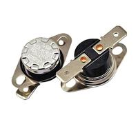 4pcs NC NO Temperature Sensor Switch 90℃95℃100℃110℃115℃120℃125℃135℃140℃150℃155℃160℃165℃170℃175℃180℃ Thermostat Switch KSD301 10A(180 degree,NORMAL CLOSED_250V)